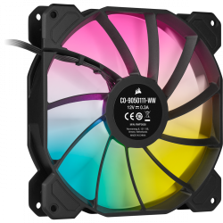 VENTILADOR CAJA CORSAIR SP SERIES SP140 RGB ELITE 140MM CON AIRGUIDE DUAL PACK CON LIGHTING NODE CORE CO-9050111-WW