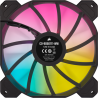 VENTILADOR CAJA CORSAIR SP SERIES SP140 RGB ELITE 140MM CON AIRGUIDE DUAL PACK CON LIGHTING NODE CORE CO-9050111-WW