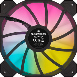 VENTILADOR CAJA CORSAIR SP SERIES SP140 RGB ELITE 140MM CON AIRGUIDE SINGLE PACK CO-9050110-WW
