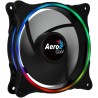AEROCOOL ECLIPSE ARGB FAN, 12CM, 3,4&6-PIN, LED DUAL SLIM RING, PWM