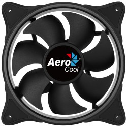 AEROCOOL ECLIPSE ARGB FAN, 12CM, 3,4&6-PIN, LED DUAL SLIM RING, PWM