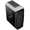 AEROCOOL AERO ONE ECLIPSE BLACK ATX, 4x12CM ECLIPSE ARGB FANS, TEMPERED GLASS, FRONT MESH, FULL WATERCOOLING SUPPORT