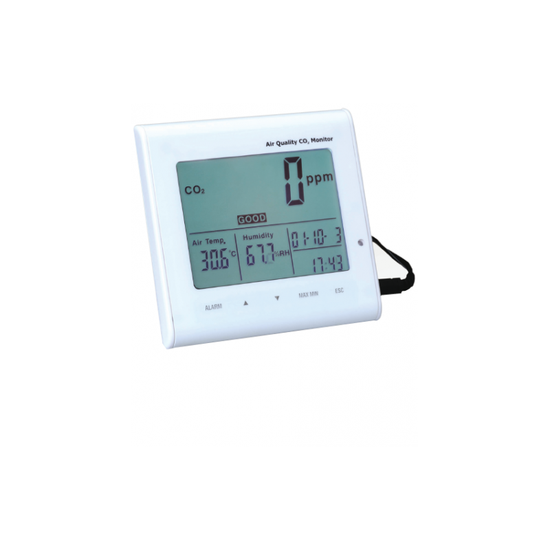 MEDIDOR DE CALIDAD DEL AIRE CO2 -TEMPERATURA-HUMEDAD ST802