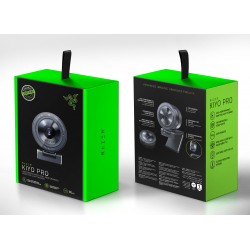 Razer Kiyo Pro cámara web 2,1 MP 1920 x 1080 Pixeles USB Negro