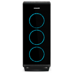 NOX NXHUMMERTGF carcasa de ordenador Midi Tower Negro