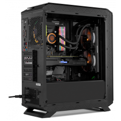 NOX NXHUMMERTGF carcasa de ordenador Midi Tower Negro
