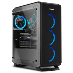 NOX NXHUMMERTGF carcasa de ordenador Midi Tower Negro