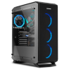 NOX NXHUMMERTGF carcasa de ordenador Midi Tower Negro