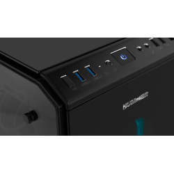NOX NXHUMMERTGF carcasa de ordenador Midi Tower Negro