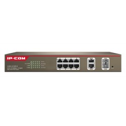 IP-COM Networks S3300-10-PWR-M switch Gestionado L2 Fast Ethernet (10/100) Gris Energía sobre Ethernet (PoE)
