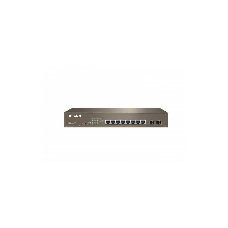 IP-COM Networks G3210P switch Gestionado Gigabit Ethernet (10/100/1000) Gris 1U Energía sobre Ethernet (PoE)