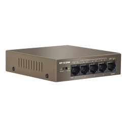 IP-COM Networks F1105P-4-63W switch No administrado Fast Ethernet (10/100) Negro Energía sobre Ethernet (PoE)