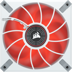 Corsair ML120 LED ELITE Carcasa del ordenador Ventilador 12 cm Blanco 1 pieza(s)