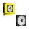 Corsair ML120 LED ELITE Carcasa del ordenador Ventilador 12 cm Negro 1 pieza(s)