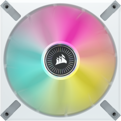 Corsair iCUE ML140 RGB ELITE Carcasa del ordenador Ventilador 14 cm Blanco 2 pieza(s)